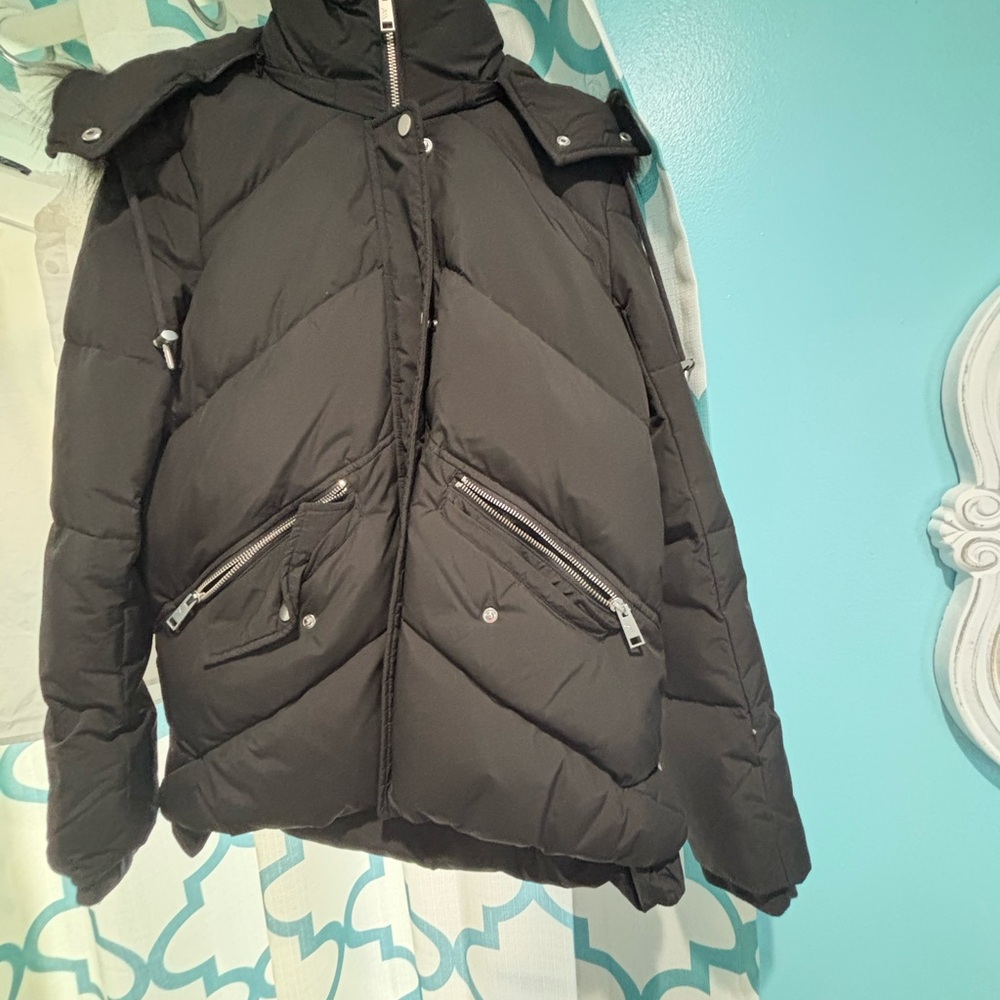 Andrew Marc Black Puffer Jacket